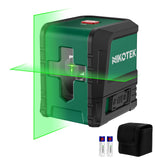Nikotek Laser Level, Self-leveling Green Line Laser With Horizontal and Vertical Lines for Construction and Picture Hanging, Battery Included
