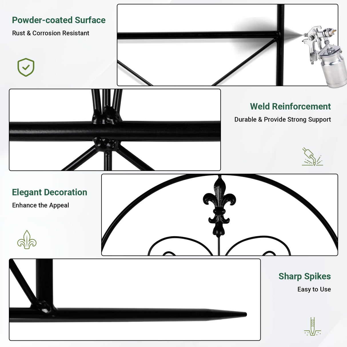 Toriexon Metal Trellis Outdoor 70.8" x 19.5"