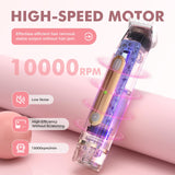 PVBKZ 2 in 1 Bikini Trimmer for Women, Dual Head Electric Razor, IPX7 Waterproof Wet/Dry Use Women Electric Shaver, Painless Body Facial Hair Remover for Bikini Legs Arm Underarm, Rechargeable