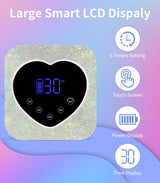 HUGMAPLE Cordless UV Nail Lamp for Gel Nails 72W, Rechargeable Diamond LED Nail Dryer with 5 Timer Setting, Touch Control & Auto Sensor, Fast Nail Light Curing Lamp for Salon & Home