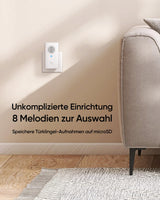 eufy Security Video Doorbell E340 Kit, No Subscription, Dual Cameras, Head-to-Toe View, 2K FHD,Doorbell Camera Wireless & Wired, Color Night Vision, Two-Way Talk, AI Motion Detection, Built-in 8GB