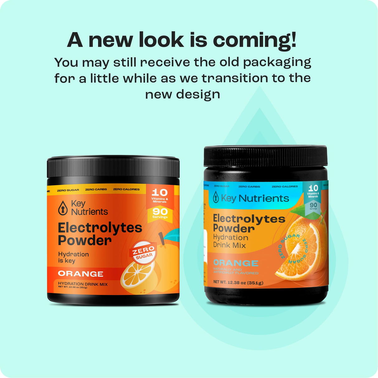 KEY NUTRIENTS Multivitamin Electrolytes Powder No Sugar - Tangy Orange Electrolyte Powder - Endurance & Energy Supplement - Hydration Powder - No Calories - 90 Servings - Made in USA