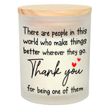 OASSIE Thank You Gifts for Women - Vanilla Lavender Scented Candle 10 oz