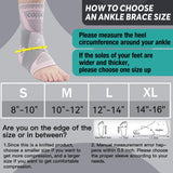 INDEEMAX Ankle Brace for Sprained Ankle Compression Sleeve, 2 Pack Copper Infused Ankle Support Brace for Women & Men, Plantar Fasciitis Relief Achilles Tendonitis, Sports Running, Pink Silver, L