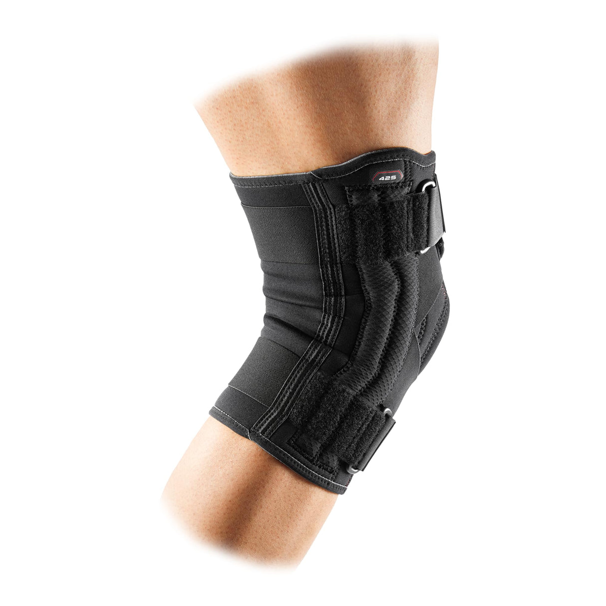 McDavid Knee Brace Support with Side Stays, Compression Knee Sleeve & Cross Straps for Patellar Tendon Support, Tendonitis, Arthritis Pain Relief, Recovery, Knee Brace for Men and Women