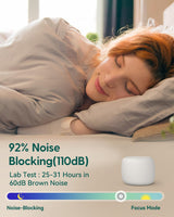 Babelio Pocket Mini Portable White Noise Machine for Travel, 15 Sounds