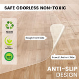 Office Chair Mat for Hoodwood Floor, 36"x48" Clear Desk Chair Mat for Hoodwood Protector Floor Mat for Office Chair, Easy Glide Rolling Plastic Floor Mat, Computer Chair Mat for Home Office