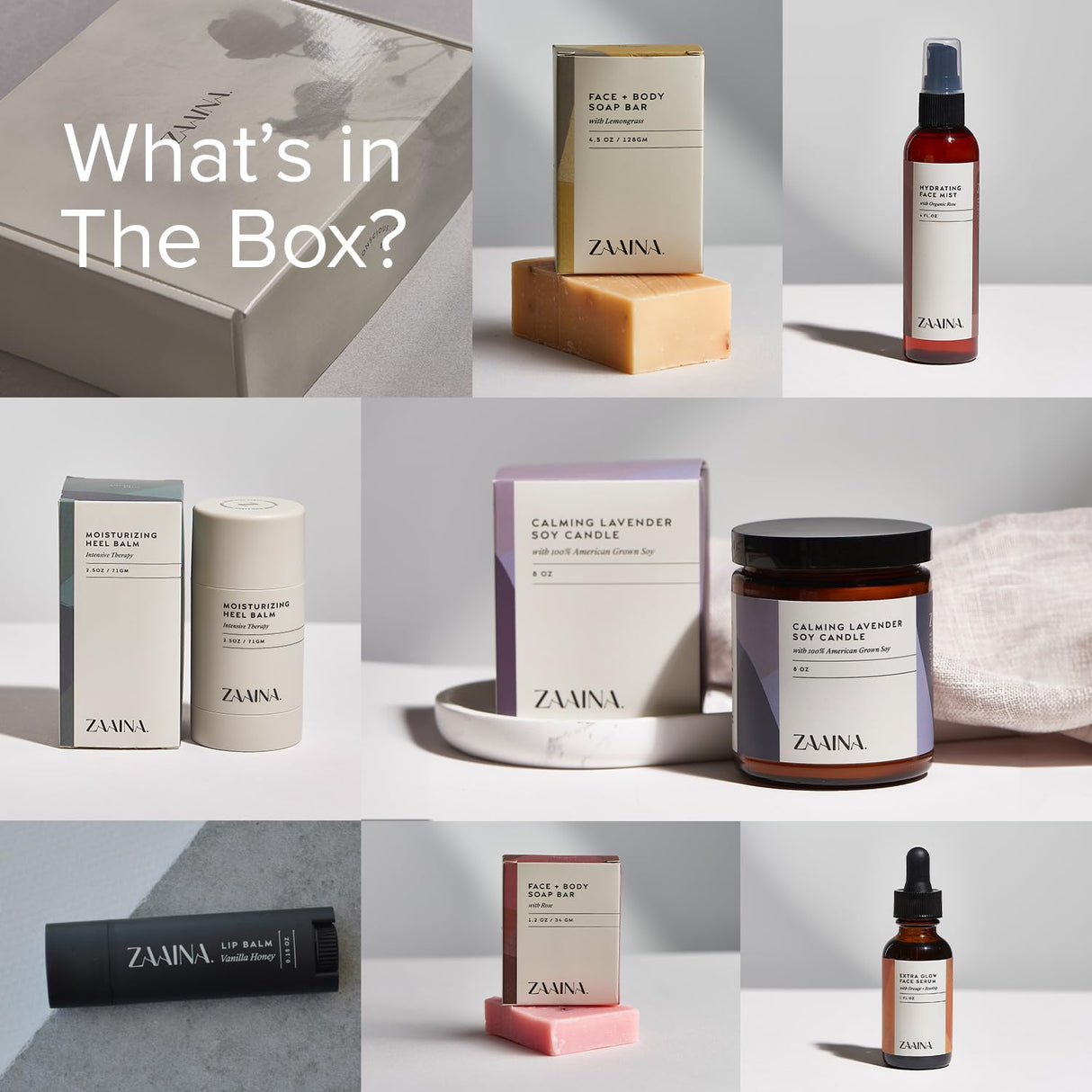Birthday Gift Set for Women - Spa Gift Set for Women - Luxurious Bath Gift Set, Spa Gift Set, Relaxing Spa Set for Women, Pampering Body Care Set, Spa Gift Basket for Women, Self Care Kit by ZAAINA
