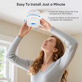 Interconnected Smoke and Carbon Monoxide Detector, 10-Year Battery Wireless Interlinked Smoke & CO Alarm with Dual Sensors, Home Fire & CO Safety Protection (1Pack)