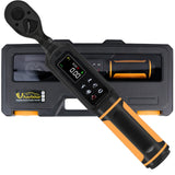 Uharbour Digital Torque Wrench 3/8" Drive, 0.66-44.29Ft.lbs/0.9-60Nm Range, Electric Torque Wrench with Dual Direction Ratchet, ±1% Accuracy with Vibration, Buzzer and LED Alert