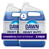 Dawn PRO Heavy Duty Manual Pot and Pan Detergent, Dish Soap Liquid for Dishwashing by Hand, Bulk Concentrate for Commercial Use, 1 gal (Case of 2)