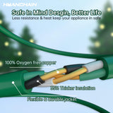 HUANCHAIN 16/3 Gauge Indoor Outdoor Green Extension Cord 50 ft Waterproof