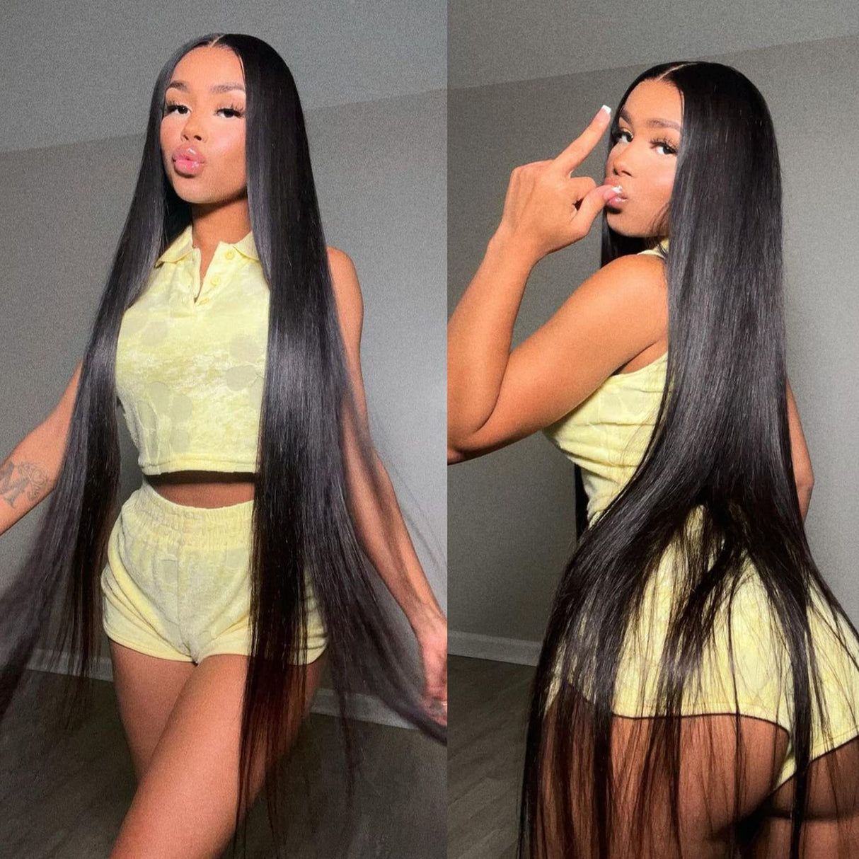 DULOVE 30 Inch Lace Front Wigs Human Hair Pre Plucked With Baby Hair 13x4 Straight HD Transparent Lace Front Wigs for Women 200 Density Glueless Natural Color