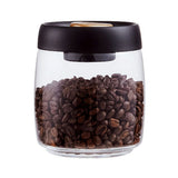 BelleLife Vorratsgläser mit Deckel Vakuumierbare Vorratsdose kaffeedose 850ml 550ml Küche luftdicht Aufbewahrungsgläser, Gewürz-Spülmaschinenfest, aus Verstärktem Borosilikatglas