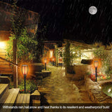 Aityvert Upgraded Solar Torch Lights 43 inches Flickering Dancing Flames Waterproof Outdoor Landscape Decorations Lighting Dusk to Dawn Auto On/Off Solar Lights for Halloween Christmas 2-Pack