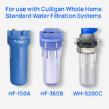 Culligan P5 Whole House Water Filter - Premium Water Filter Reduces Sediment, Dirt & Scale Particles for Clean Drinking Water - 8,000 Gallons, Value 4-Pack, White