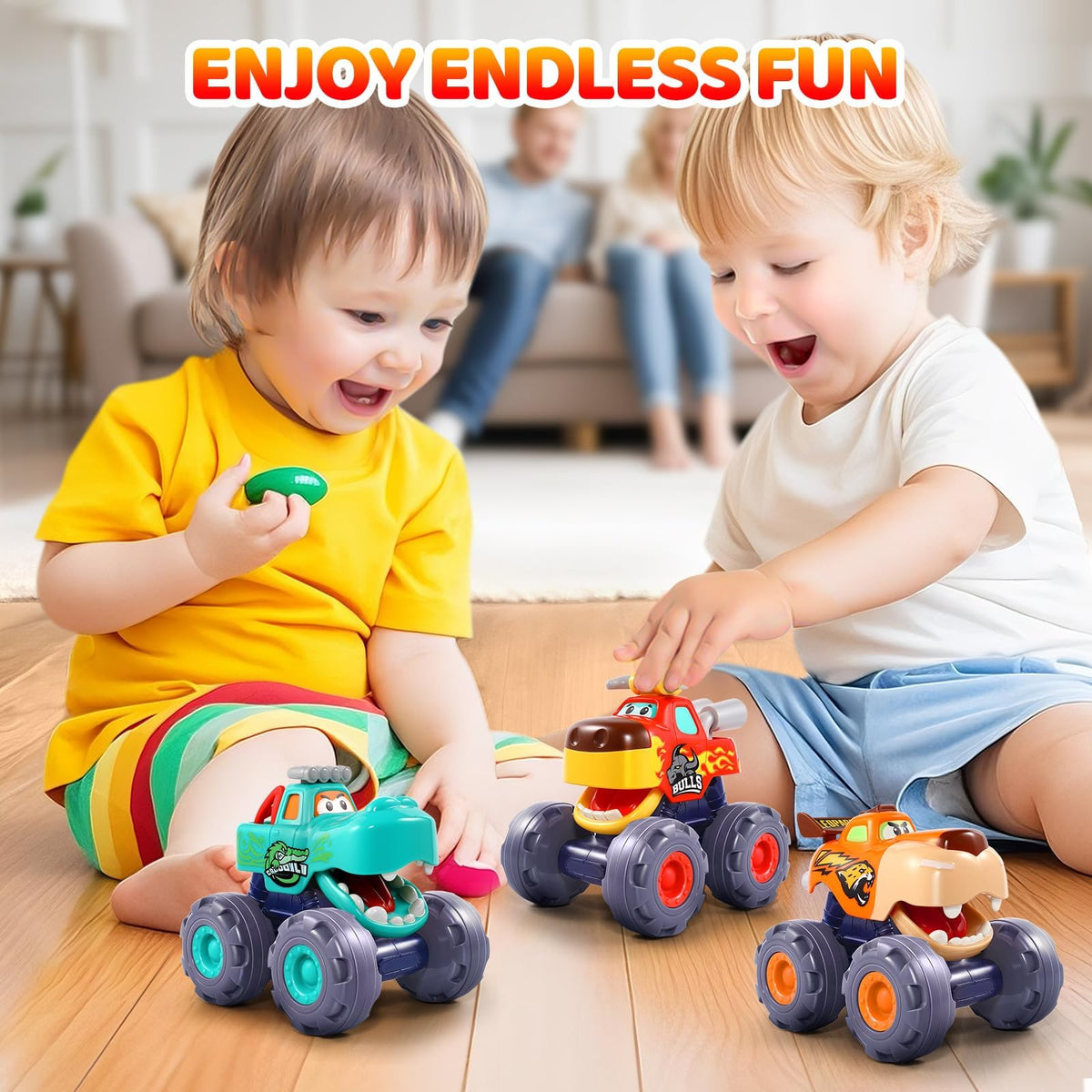 OCATO Cars Toys for 1 Year Old Boy Gifts First Birthday Gifts for Boys