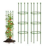 2 Pack Tomato Cage, Up to 59 Inch Adjustable Metal Tomato Cages for Garden