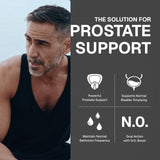 Weider Prime Prostate Health for Men, Saw Palmetto, Dual Action with N.O. Boost, Promotes Flow and Normal Frequency, 60 Veggie Capsules