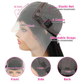 Hakaniya 13x6 Body Wave Lace Front Wigs Human Hair Pre Plucked HD Transparent Lace Frontal Wigs Human Hair 180% Density Glueless Wigs Human Hair with Baby Hair for Women 26 Inch