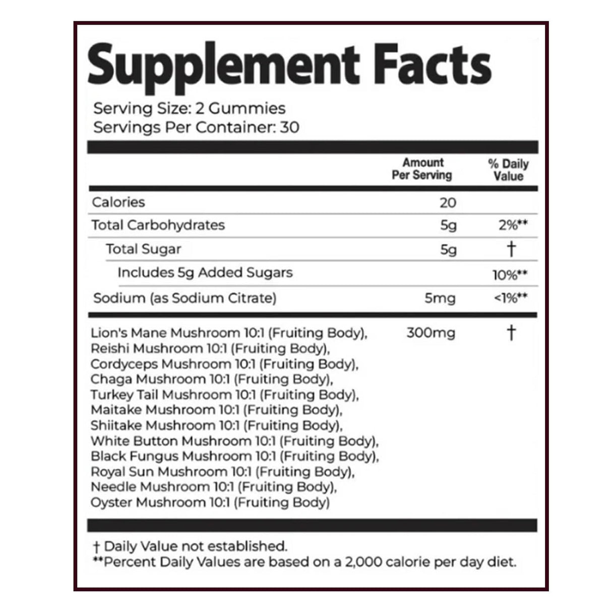 Sky Nutrition Mushroom Gummies - Immune Support & Energy Boost, 12 Mushroom Blend, Mushroom Supplement for Men & Women, Vegan - 60 Gummies