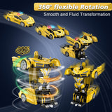 LNNKINE Remote Control Car for boy Transforming Toy 360° Rotating Christmas