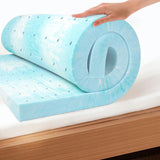 EGO 3 Inch Queen Mattress Topper Gel Memory Foam for Pressure Relief