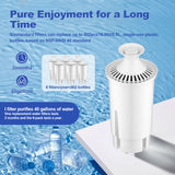 BREAUILL Water Filter Replacement Compatible with Brita Water Filter, Pitchers, Classic, OB03, Mavea,10700, 35557, Pitcher Water Filter by BREAUILL, New Upgraded Reduce TDS, Chlorine (3PCS)