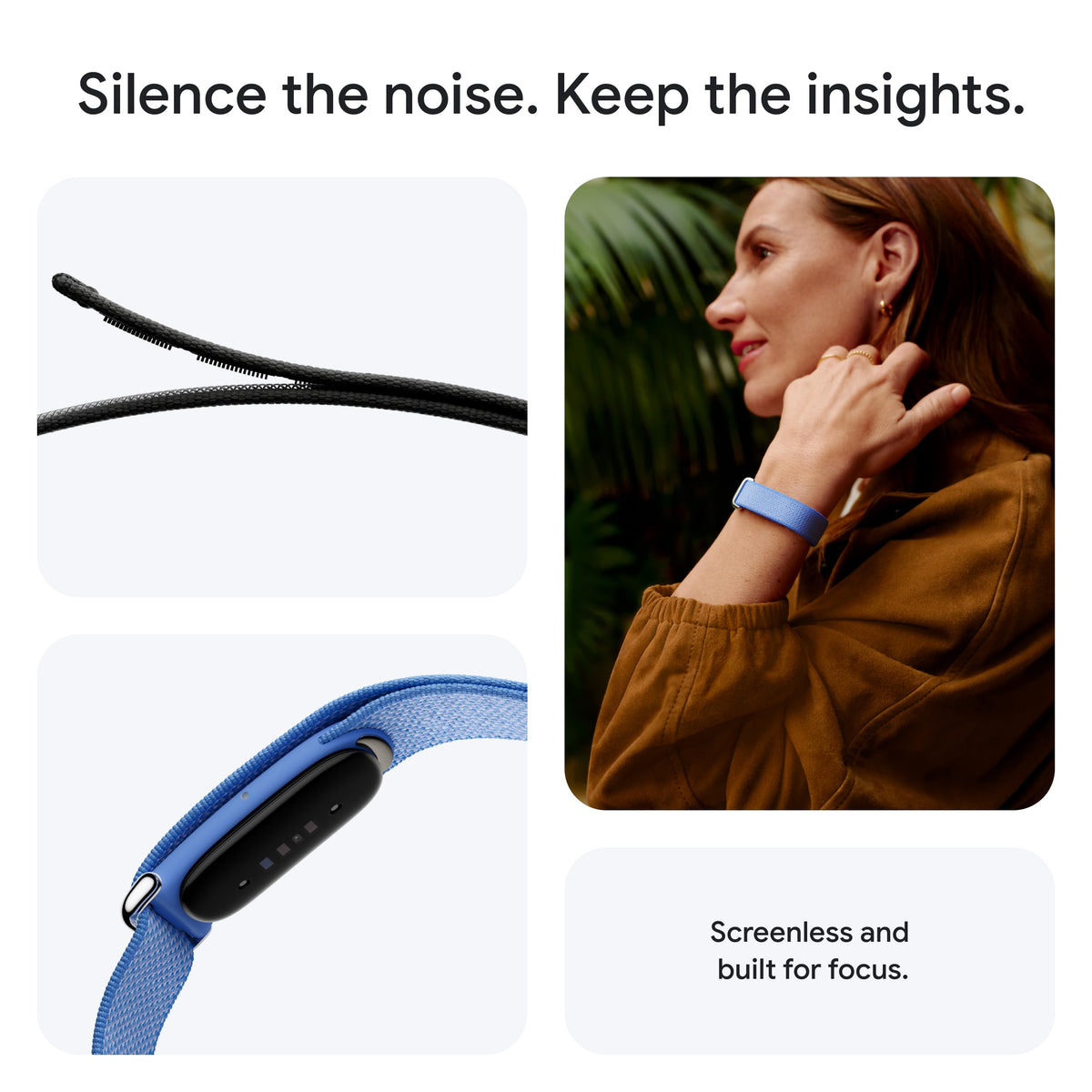 Google Fitbit Air - Screenless Activity Tracker, Obsidian