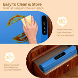 Food Warming Mat with Protective Table Mat, Graphene Fast Full-Surface Heating Mat, Electric Warming Tray with 6 Temperature and 6HoursTimer, Portable Rollable Food Warmer Perfect For Parties Buffet