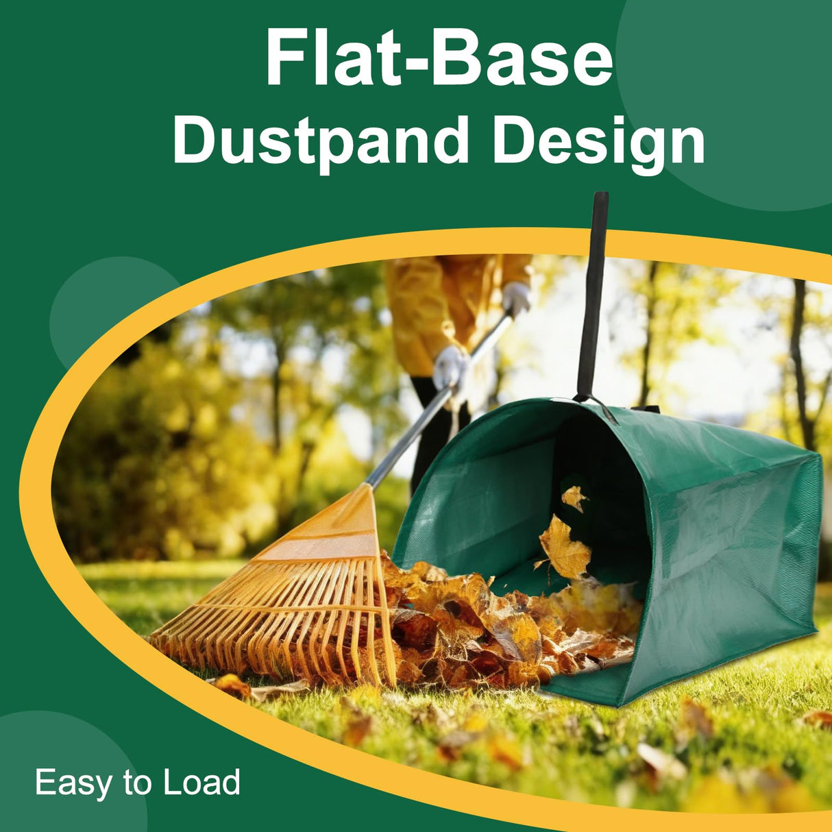 NIGOOLATA 72 Gallon Leaf Collector, Yard Waste Bags, Lawn Leaf Bags, 1 Pack
