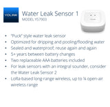 YoLink Water Leak Detector, 1/4 Mile World's Longest Range, Wireless Smart Water Leak Sensor, Alexa, IFTTT, Hub Required
