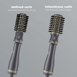 INFINITIPRO BY CONAIR Hot Air Styling Brush Set with 2-Inch and 1.5-Inch Bristles