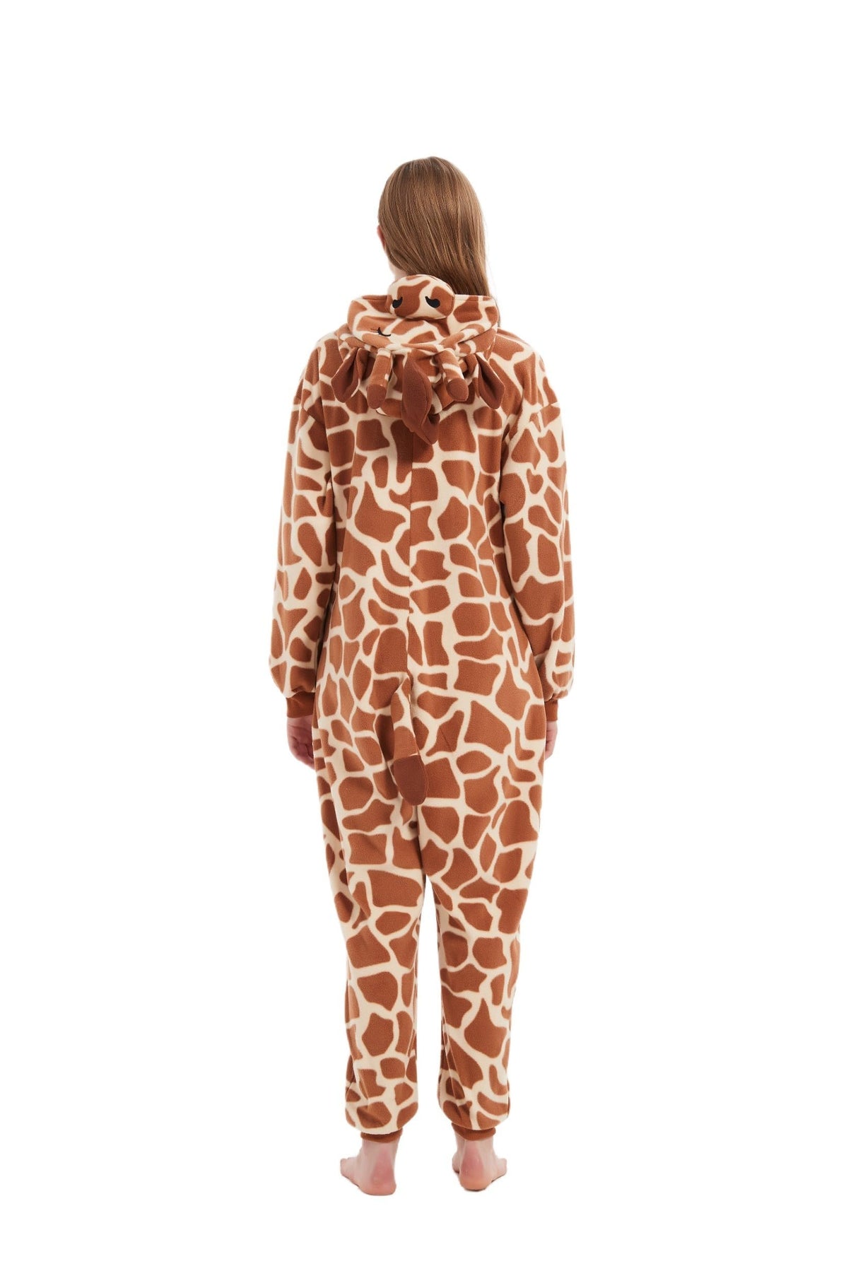 AnmHIwcte Giraffe Onesie Adult Halloween Christmas Cosplay Animal Costume Unisex Pajamas For Women Men