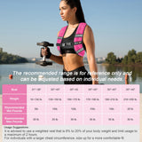 FUFF Weighted Vest 5lb Weights with Reflective Stripe, Weighted Vest for Men Women Strength Training Running Walking Jogging