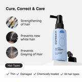 Cureskin Anti Grey Hair Serum | Reverses & Limits Hair Greying | Dark Pro Hair Solution Natural Hair Darkener (60 ml (Pack of 1))