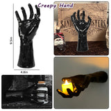 DAZONGE Halloween Decor 3Set Creepy Hands with Candles Halloween Wall Decor