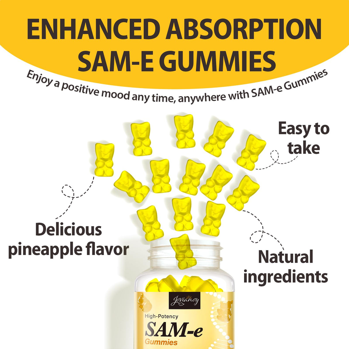 Jovianoy SAM-e Gummies, 180 Gummies