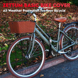 Bike Cover for 1 Bike - 600D Bike Covers Outdoor Storage Waterproof & Heavy Duty, Bicycle Cover for Single eBike, Mountain Bike, Road Bike, Hybrid Bike, Beach Cruiser Bike, Scooter and More