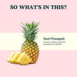 Pineapple Gummies for Women pH - Vital Feminine Balance Gummies Source for Odor and Flora Health & Wellness, Probiotics Vaginal Gummy, Hawaiian Pineapple, Gluten-Free, Vegan (60 Counts - 30 Servings)