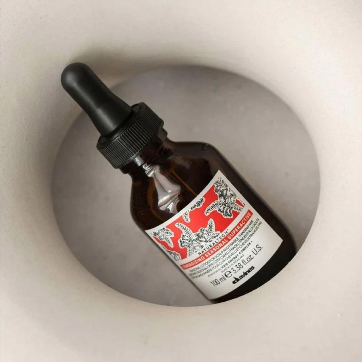 Davines Naturaltech ENERGIZING Seasonal Superactive Treatment, Reduce Hair Loss, Improve Hair Density And Body, 3.38 Fl. Oz.