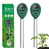 Maxsolve 2 Pack Soil Tester, 3-in-1 Plant Moisture Meter Light & PH Tester