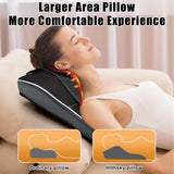 hlthsky Shiatsu Neck and Back Massager with Heat,Neck Massager for Pain Relief deep Tissue,3D Kneading Massage Pillow for Back,Shoulder,Leg,Gifts for Mom,Dad,Women (Black)