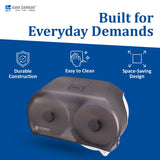 San Jamar Versatwin Tissue Dispenser R3600TBK - 1 Each