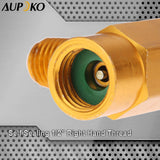 R134A Self-Sealing Can Tap with Right Hand Thread, R134A Valve Tool Bottle Opener with 1/2" Female R-H Thread and 1/4’’ SAE Male Connector, Fits for R134A Automotive Air Conditioning Charging