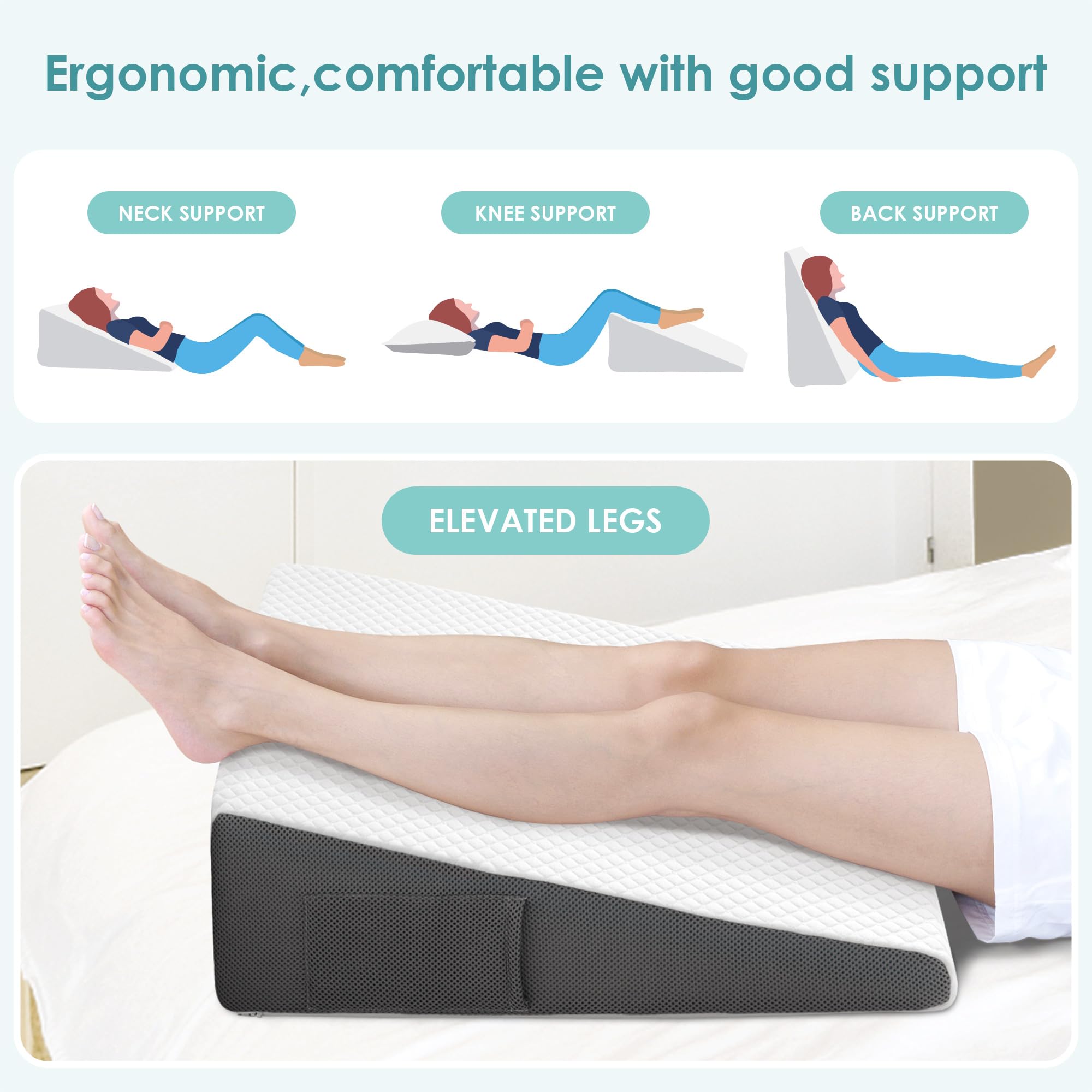 Cozymaker Bed Wedge Pillow - Thumbnail 5