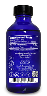 Frankincense Essential Oil, Food Grade, for Face – 100% Pure, Frankincense, Resin, Oil, Boswellia Serrata, Edible, by Zongle Therapeutics, 4 OZ