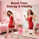 HEALOADING Urolithin A Supplement Gummies 500MG：Urolithin A+ Supplement for Healthy Aging Antioxidants and Mitochondrial Support，Non-GMO Vegan Friendly(60 Count)