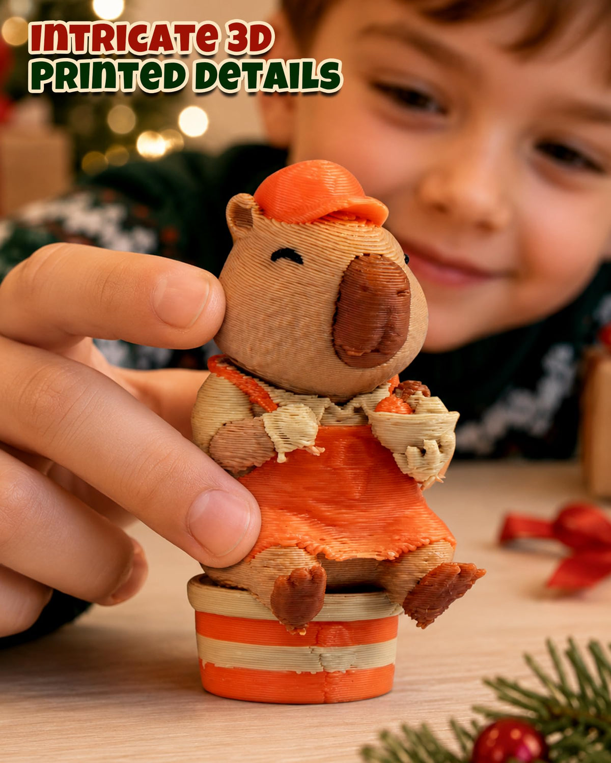 Capybara Advent Calendar 2026 for Boys Girls 3D Printed Animal Toys Gifts