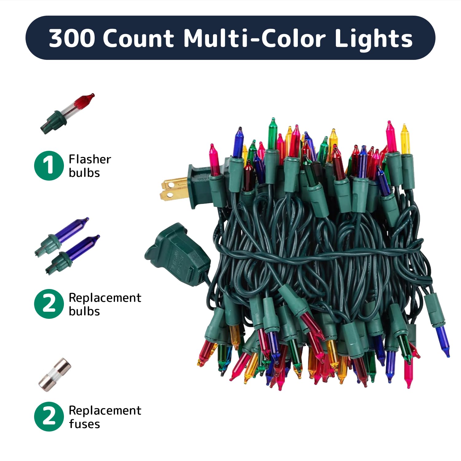 PREXTEX Christmas String Lights - Thumbnail 2